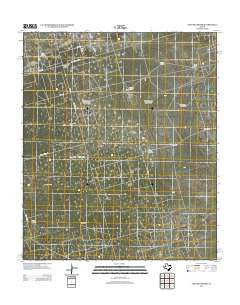 Coyote Corner Texas Historical topographic map, 1:24000 scale, 7.5 X 7.5 Minute, Year 2012