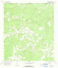 Crabapple Texas Historical topographic map, 1:24000 scale, 7.5 X 7.5 Minute, Year 1967