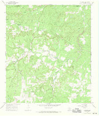 Crabapple Texas Historical topographic map, 1:24000 scale, 7.5 X 7.5 Minute, Year 1967