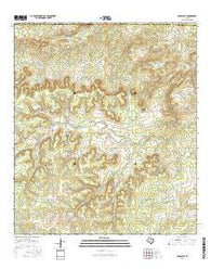 Crabapple Texas Current topographic map, 1:24000 scale, 7.5 X 7.5 Minute, Year 2016