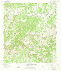 Crabapple Creek Texas Historical topographic map, 1:24000 scale, 7.5 X 7.5 Minute, Year 1963