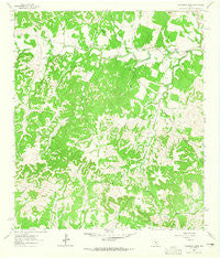 Crabapple Creek Texas Historical topographic map, 1:24000 scale, 7.5 X 7.5 Minute, Year 1963