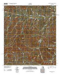 Crabapple Creek Texas Historical topographic map, 1:24000 scale, 7.5 X 7.5 Minute, Year 2010