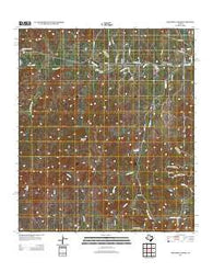 Crabapple Creek Texas Historical topographic map, 1:24000 scale, 7.5 X 7.5 Minute, Year 2012
