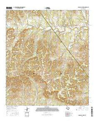 Crabapple Creek Texas Current topographic map, 1:24000 scale, 7.5 X 7.5 Minute, Year 2016