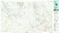 Crane Texas Historical topographic map, 1:100000 scale, 30 X 60 Minute, Year 1986