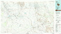 Crane Texas Historical topographic map, 1:100000 scale, 30 X 60 Minute, Year 1986