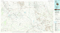 Crane Texas Historical topographic map, 1:100000 scale, 30 X 60 Minute, Year 1986