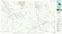Crane Texas Historical topographic map, 1:100000 scale, 30 X 60 Minute, Year 1986