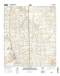 Crane Texas Current topographic map, 1:24000 scale, 7.5 X 7.5 Minute, Year 2016