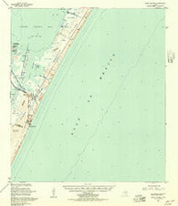 Crane Islands Texas Historical topographic map, 1:62500 scale, 15 X 15 Minute, Year 1951