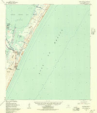Crane Islands Texas Historical topographic map, 1:62500 scale, 15 X 15 Minute, Year 1951