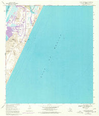 Crane Islands SW Texas Historical topographic map, 1:24000 scale, 7.5 X 7.5 Minute, Year 1968