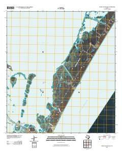 Crane Islands NW Texas Historical topographic map, 1:24000 scale, 7.5 X 7.5 Minute, Year 2010