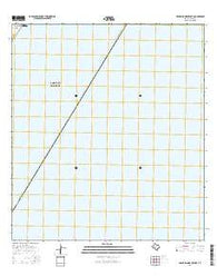 Crane Islands NW OE E Texas Current topographic map, 1:24000 scale, 7.5 X 7.5 Minute, Year 2016