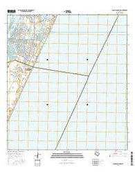 Crane Islands SW Texas Current topographic map, 1:24000 scale, 7.5 X 7.5 Minute, Year 2016