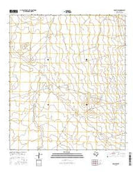 Crane SW Texas Current topographic map, 1:24000 scale, 7.5 X 7.5 Minute, Year 2016