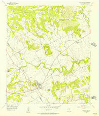 Cranfills Gap Texas Historical topographic map, 1:24000 scale, 7.5 X 7.5 Minute, Year 1956