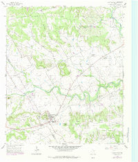Cranfills Gap Texas Historical topographic map, 1:24000 scale, 7.5 X 7.5 Minute, Year 1956