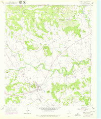 Cranfills Gap Texas Historical topographic map, 1:24000 scale, 7.5 X 7.5 Minute, Year 1956