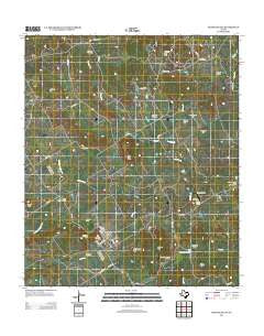 Cranfills Gap Texas Historical topographic map, 1:24000 scale, 7.5 X 7.5 Minute, Year 2012