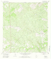 Crater Ridge Texas Historical topographic map, 1:24000 scale, 7.5 X 7.5 Minute, Year 1963