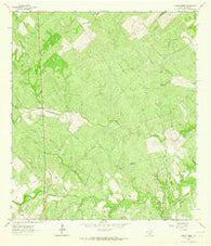 Crater Ridge Texas Historical topographic map, 1:24000 scale, 7.5 X 7.5 Minute, Year 1963