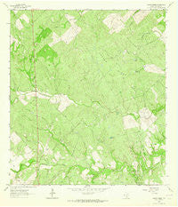 Crater Ridge Texas Historical topographic map, 1:24000 scale, 7.5 X 7.5 Minute, Year 1963