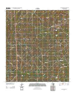 Crater Ridge Texas Historical topographic map, 1:24000 scale, 7.5 X 7.5 Minute, Year 2012