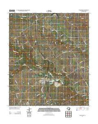 Crawford Texas Historical topographic map, 1:24000 scale, 7.5 X 7.5 Minute, Year 2012