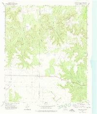 Crawford Slide Texas Historical topographic map, 1:24000 scale, 7.5 X 7.5 Minute, Year 1972
