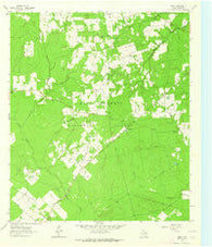 Crecy Texas Historical topographic map, 1:24000 scale, 7.5 X 7.5 Minute, Year 1963