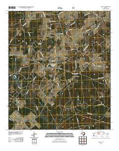 Crecy Texas Historical topographic map, 1:24000 scale, 7.5 X 7.5 Minute, Year 2011