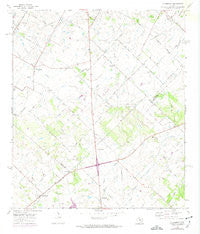 Creedmoor Texas Historical topographic map, 1:24000 scale, 7.5 X 7.5 Minute, Year 1968