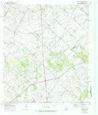 Creedmoor Texas Historical topographic map, 1:24000 scale, 7.5 X 7.5 Minute, Year 1968