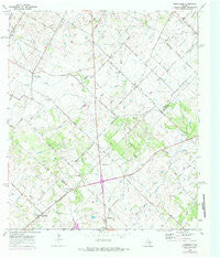 Creedmoor Texas Historical topographic map, 1:24000 scale, 7.5 X 7.5 Minute, Year 1968