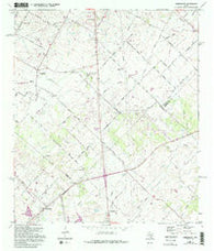 Creedmoor Texas Historical topographic map, 1:24000 scale, 7.5 X 7.5 Minute, Year 1968