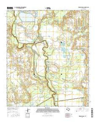 Creslenn Ranch Texas Current topographic map, 1:24000 scale, 7.5 X 7.5 Minute, Year 2016