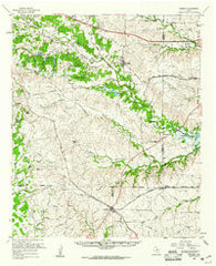 Cresson Texas Historical topographic map, 1:62500 scale, 15 X 15 Minute, Year 1959