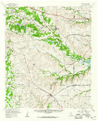 Cresson Texas Historical topographic map, 1:62500 scale, 15 X 15 Minute, Year 1959
