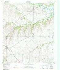 Cresson Texas Historical topographic map, 1:24000 scale, 7.5 X 7.5 Minute, Year 1955