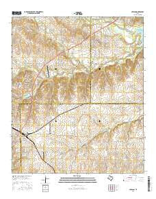 Cresson Texas Current topographic map, 1:24000 scale, 7.5 X 7.5 Minute, Year 2016