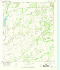 Crews Texas Historical topographic map, 1:24000 scale, 7.5 X 7.5 Minute, Year 1967