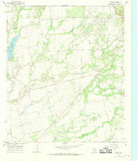 Crews Texas Historical topographic map, 1:24000 scale, 7.5 X 7.5 Minute, Year 1967