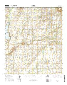Crews Texas Current topographic map, 1:24000 scale, 7.5 X 7.5 Minute, Year 2016