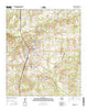 Crockett Texas Current topographic map, 1:24000 scale, 7.5 X 7.5 Minute, Year 2016