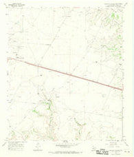 Crockett Heights Texas Historical topographic map, 1:24000 scale, 7.5 X 7.5 Minute, Year 1967
