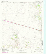 Crockett Heights Texas Historical topographic map, 1:24000 scale, 7.5 X 7.5 Minute, Year 1967
