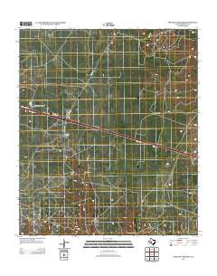 Crockett Heights Texas Historical topographic map, 1:24000 scale, 7.5 X 7.5 Minute, Year 2012