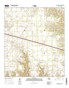 Crockett Heights Texas Current topographic map, 1:24000 scale, 7.5 X 7.5 Minute, Year 2016